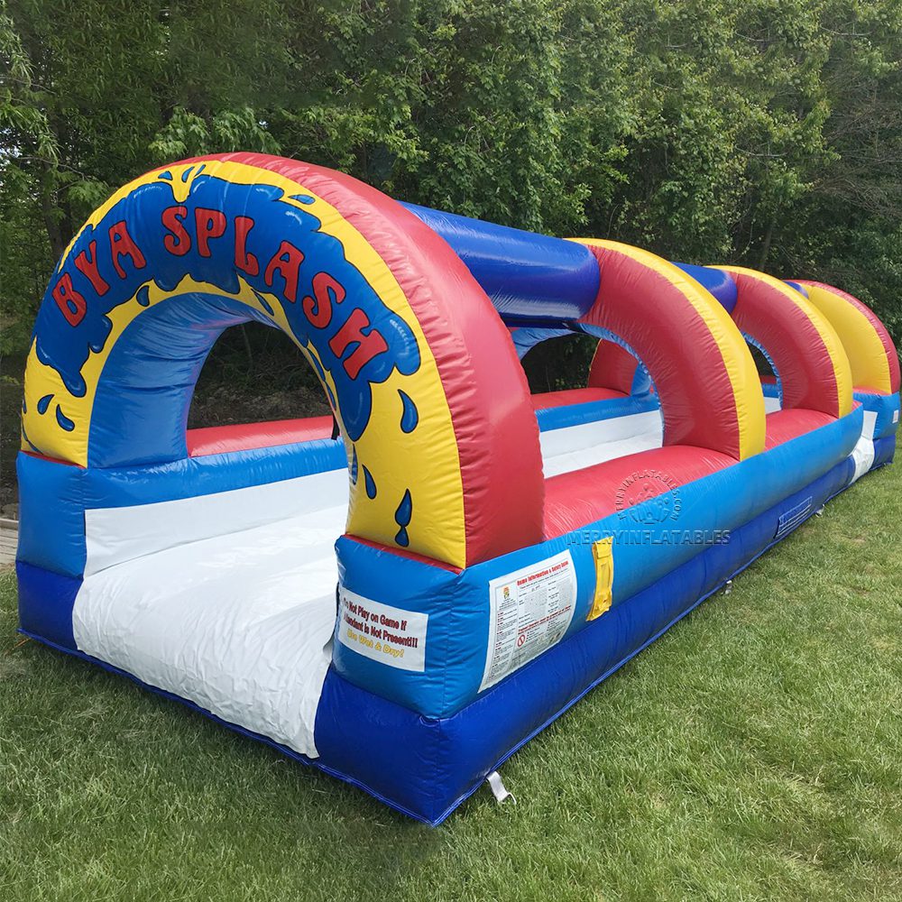 Nafukovacia šmykľavka Single alebo Dual Lane Slip N tobogán šmykľavka šmykľavka do bazéna thumbnail 2