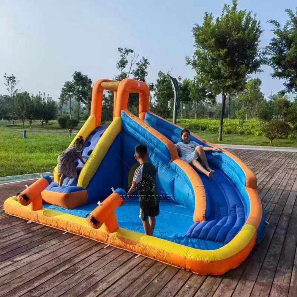 Mini tobogán oxford šmýkačka prenosný bazén šmykľavka záhradný bazén pre deti thumbnail 2