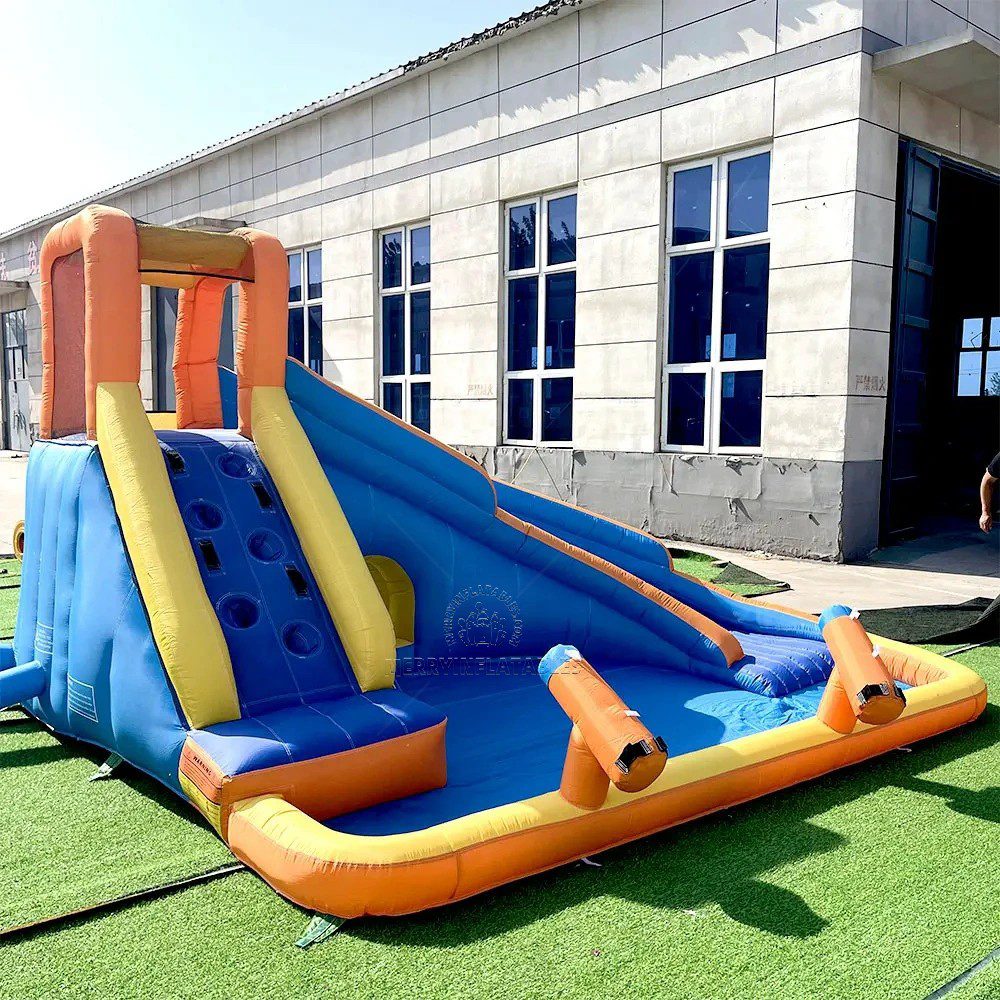 Mini tobogán oxford šmýkačka prenosný bazén šmykľavka záhradný bazén pre deti thumbnail 4