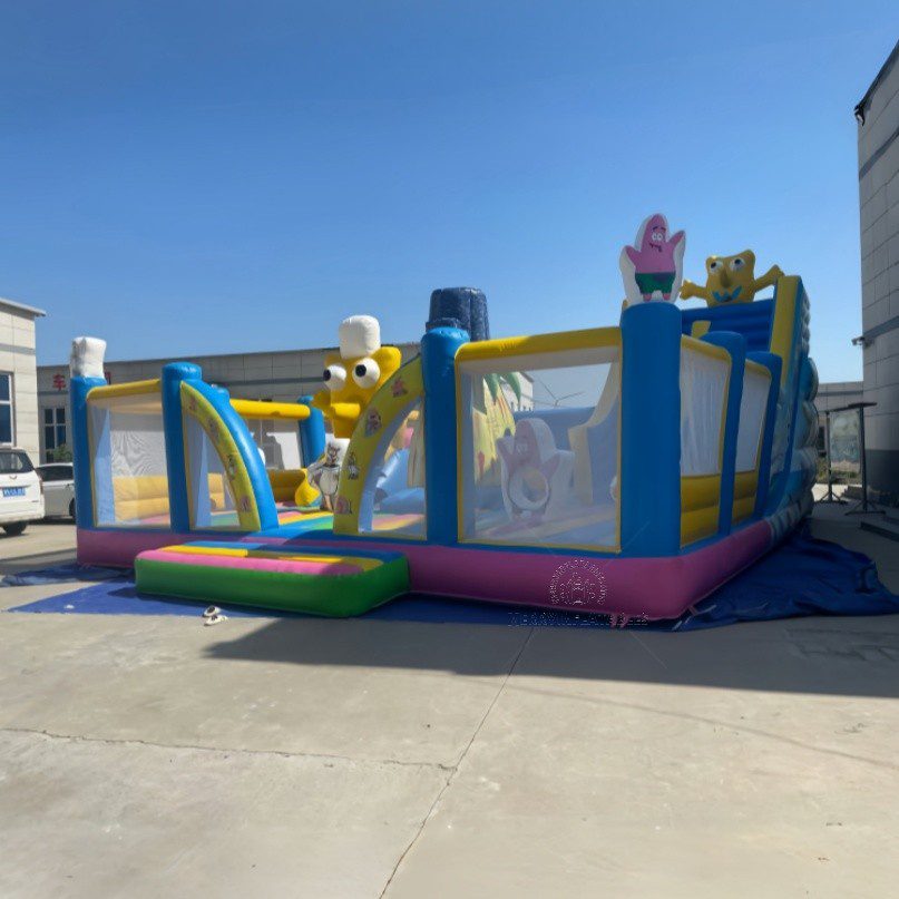 Spongebob Cartoon zábavný park nafukovacie ihrisko funcity thumbnail 2