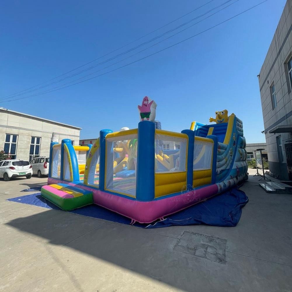 Spongebob Cartoon zábavný park nafukovacie ihrisko funcity thumbnail 3