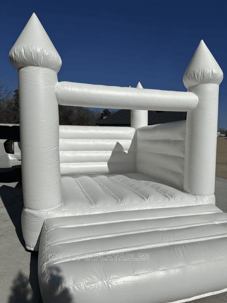 Komerčná dekorácia na svadobnú hostinu Bounce House Svadobný skákací hrad thumbnail 7