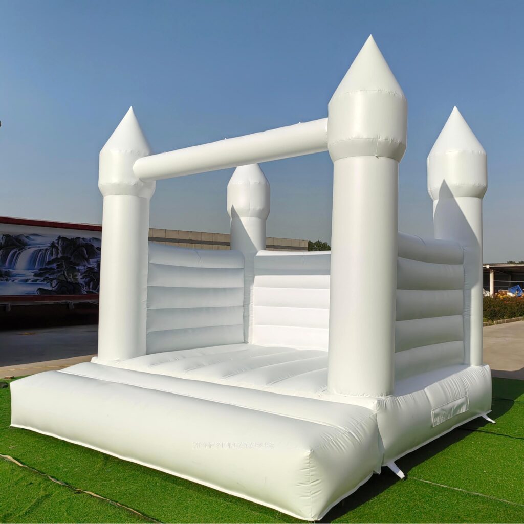 Komerčná dekorácia na svadobnú hostinu Bounce House Svadobný skákací hrad