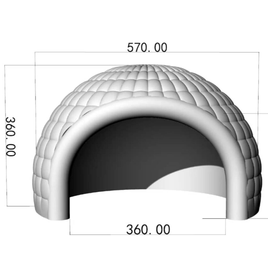 LED nafukovacie iglú nočný klub párty stan Nafukovací markíza prístrešok s baldachýnom Foto búdka Ľadový bar thumbnail 4