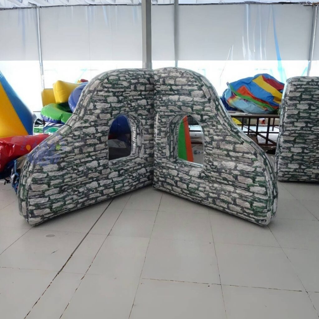 Camouflage Archery Tag Nafukovacie paintballové steny Air Bunkers Laser Tag Arena thumbnail 2