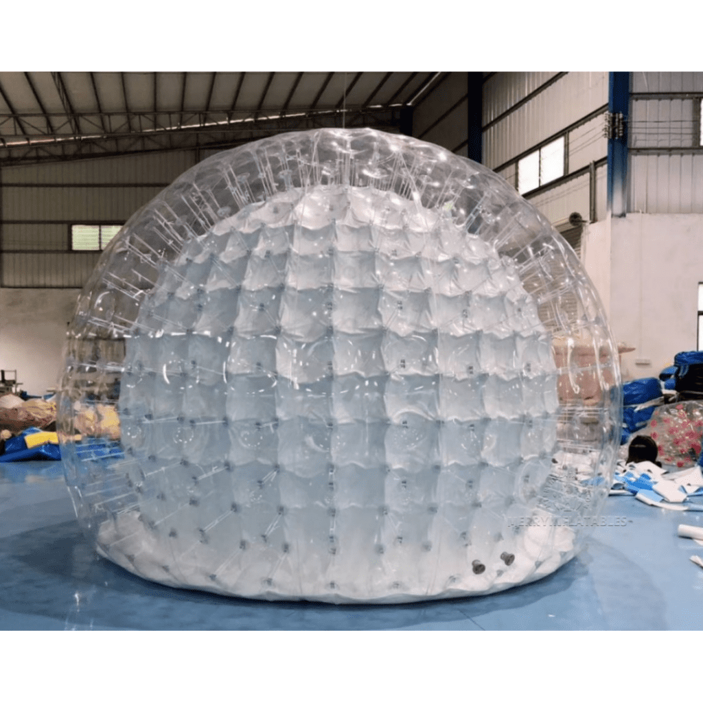 Nafukovacie iglú Clear Dome White PVC Commercial Stan Event Výstava Air Blow Up Stan thumbnail 2