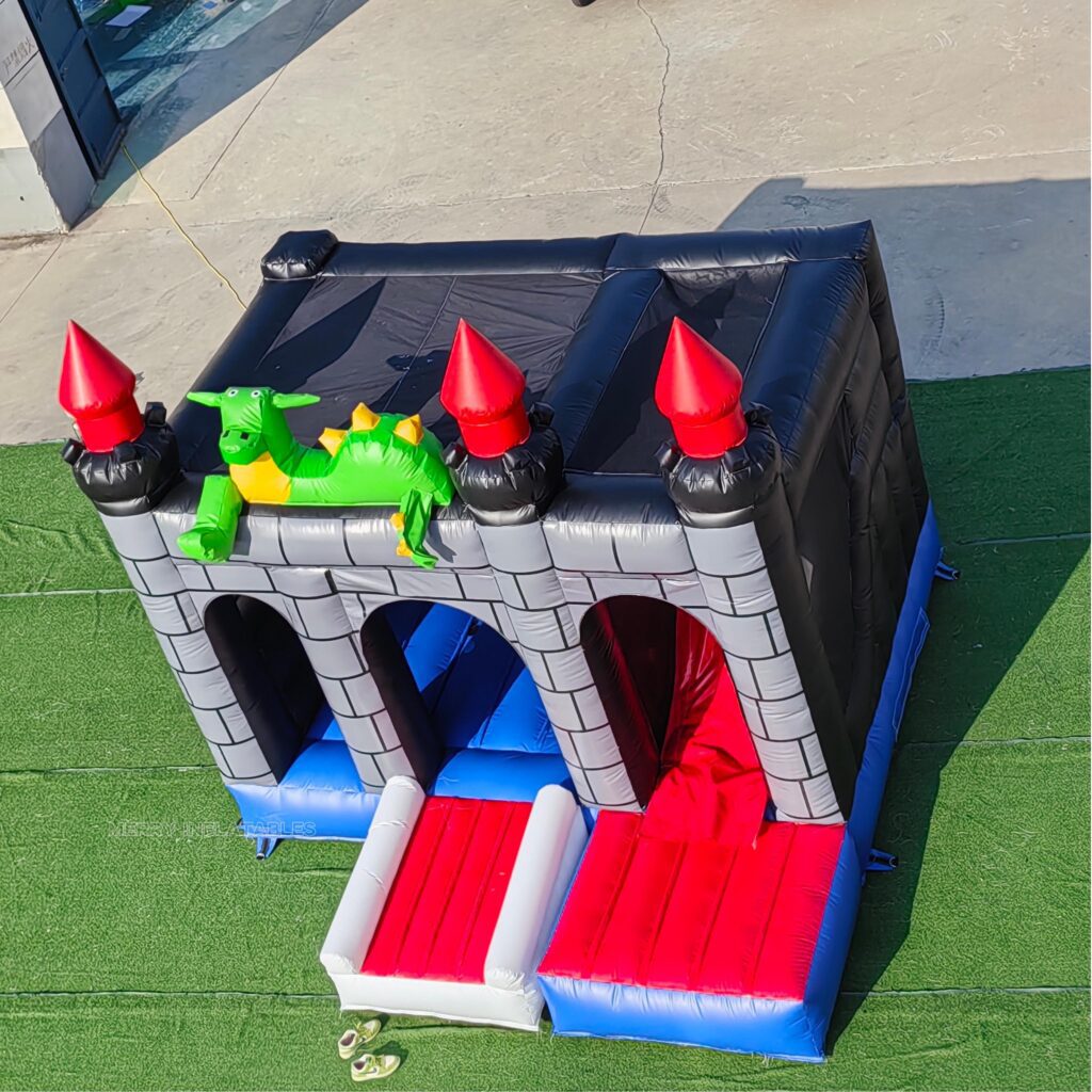 Halloween Haunted House Skákací domček Nafukovacia šmykľavka Kombinovaná šmykľavka Ihrisko thumbnail 4