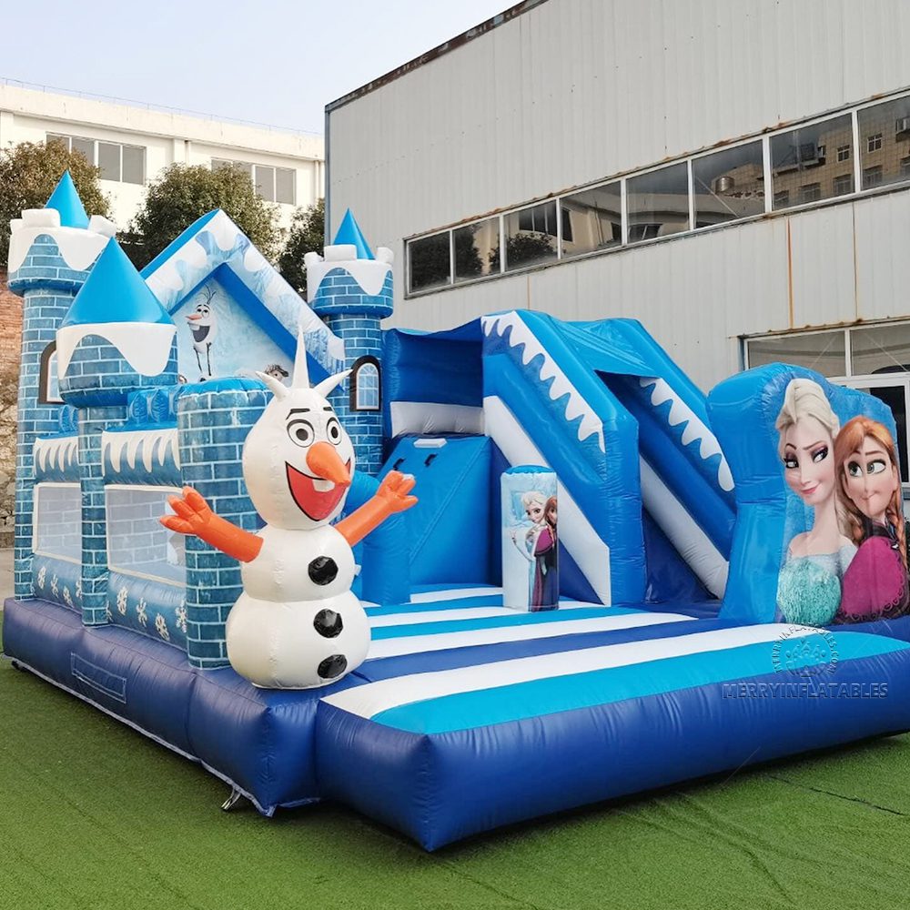 Frozen Princess Nafukovacie ihrisko funcity Giant slide combo Bounce House thumbnail 4