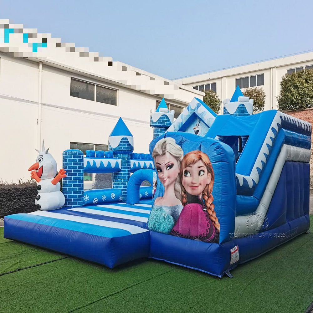 Frozen Princess Nafukovacie ihrisko funcity Giant slide combo Bounce House