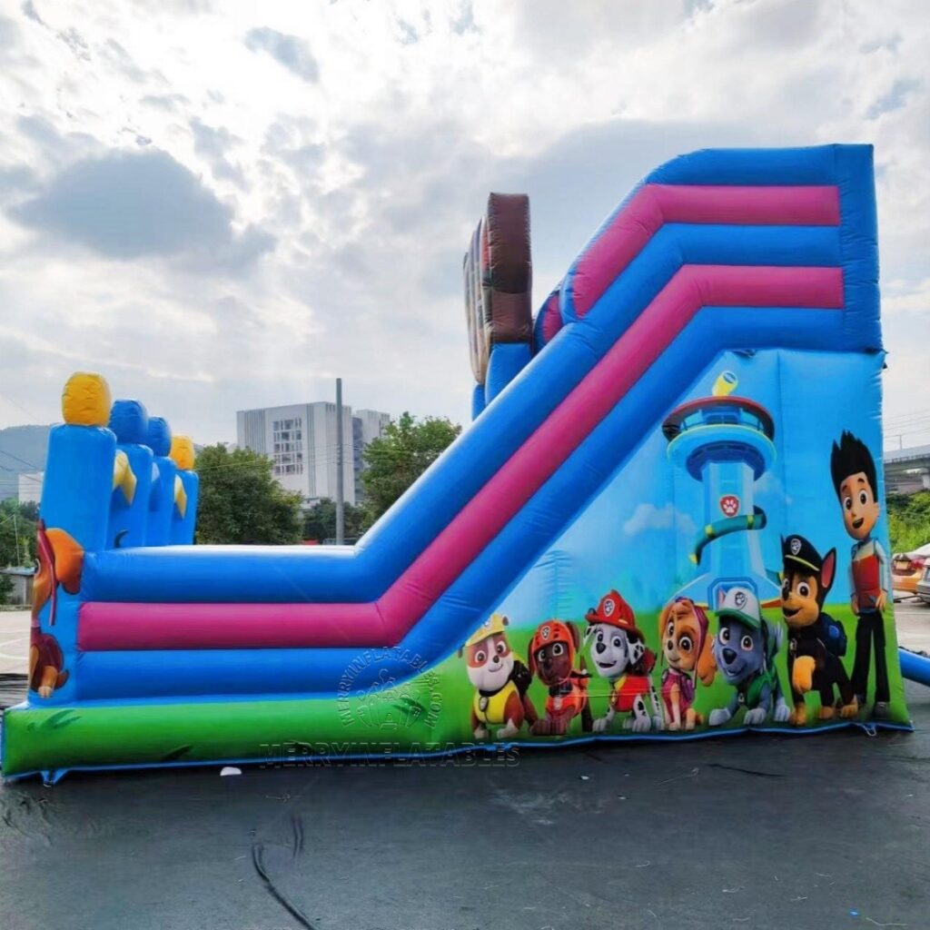 Kreslená Tlapková patrola Šmýkačka detské ihrisko funcity skákací zábavný park gonflable château juegos nafukovacie člny thumbnail 5