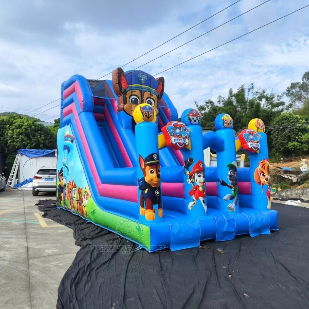 Kreslená Tlapková patrola Šmýkačka detské ihrisko funcity skákací zábavný park gonflable château juegos nafukovacie člny thumbnail 7