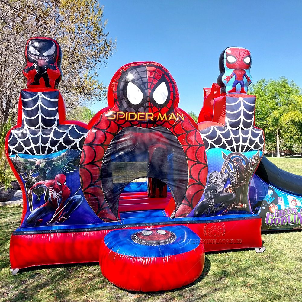 Spiderman Bounce House Skákací hrad šmykľavka combo prenájom park nafukovacie ihrisko thumbnail 2