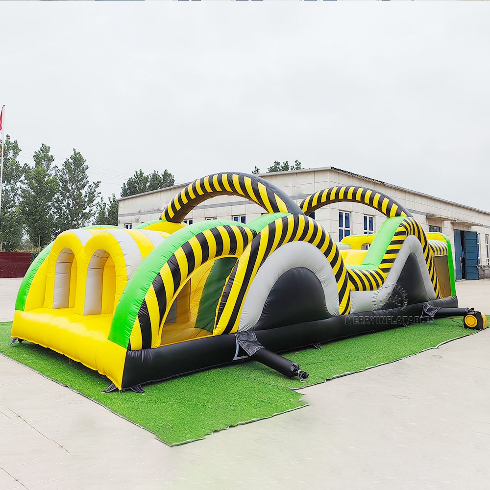 Giant Prekážková dráha nafukovacie hry závod Challenge Juegos nafukovacie interaktívne hry thumbnail 4