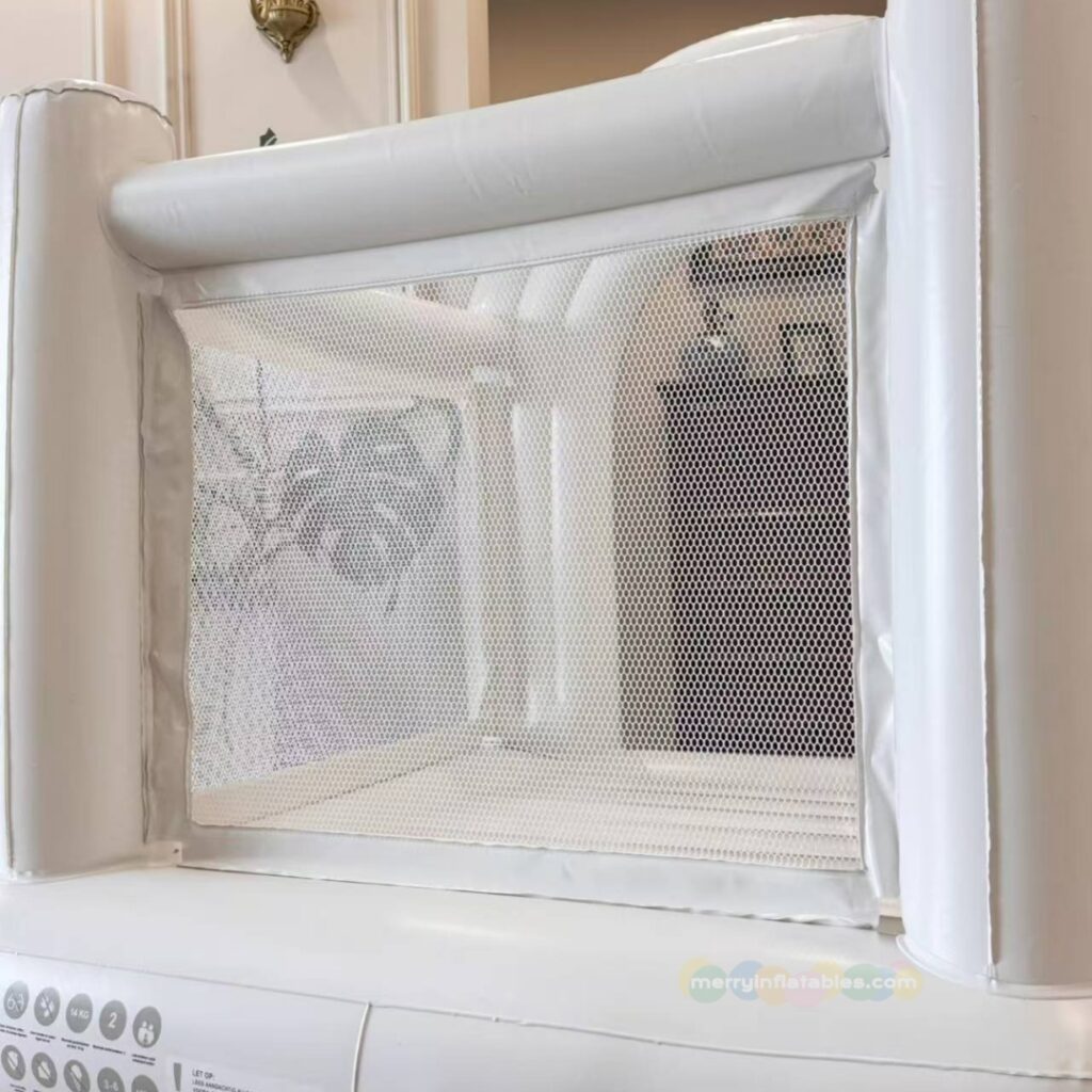 Mini Rainbow Akumulátorové Toddler Tumble tichý skákací hrad elektrické vzduchové odrážadlo thumbnail 4