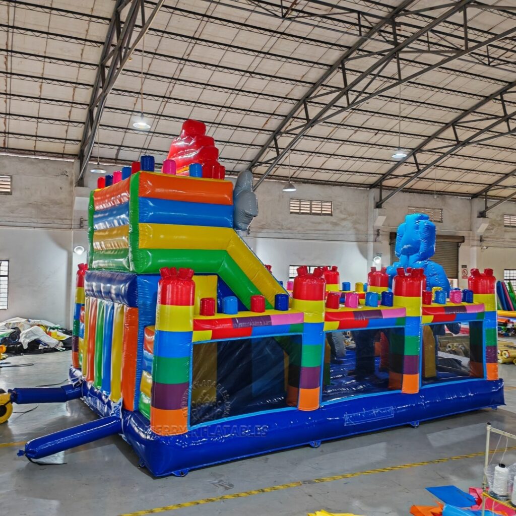 Marvel Legoland Super Hero Bounce House Slide Combo Blokovanie skákacieho hradu Lego thumbnail 5