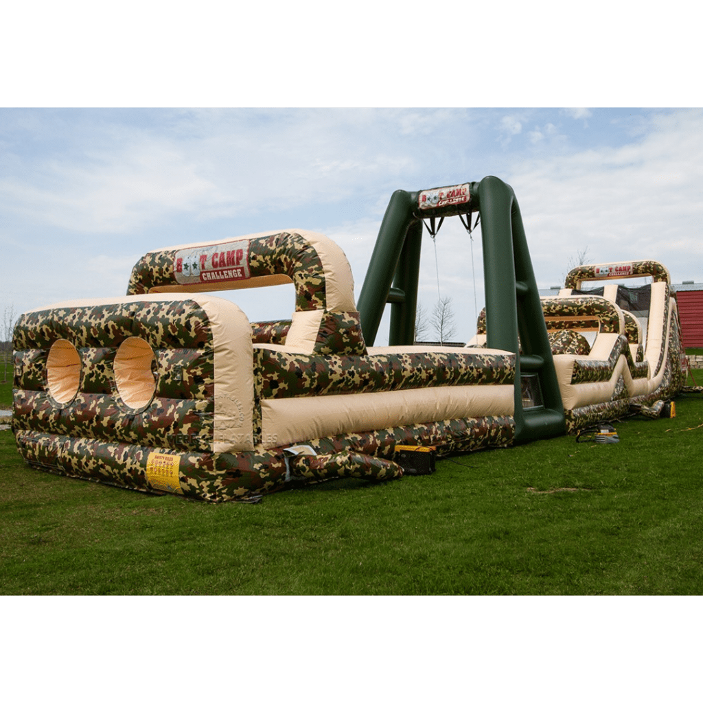 Inflatable Boot Camp Prekážková dráha Challenge Hry Juegos Inflables Skákací hrad thumbnail 2