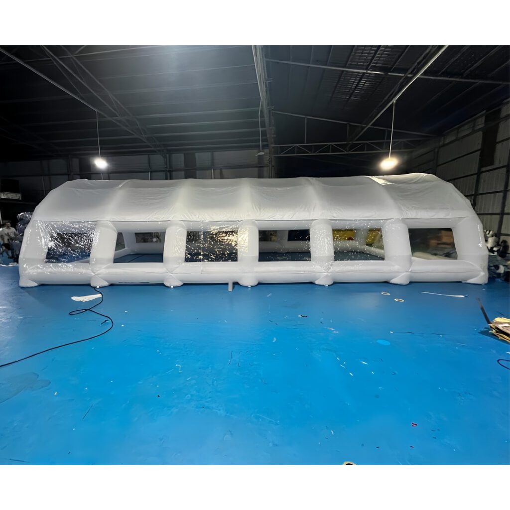 Vonkajší nafukovací stan, športový stan, párty, svadobný stan, kupola, OEM, lietadlo, garáž, hangár, prístrešok thumbnail 2