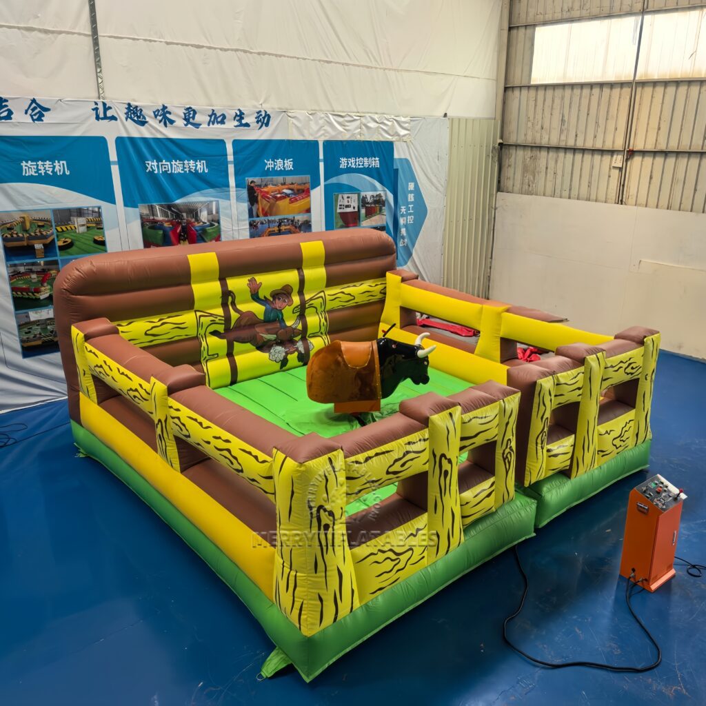 Inflatable Games Bull Mechanical Rodeo Bull Inflatable Bull Rider ...