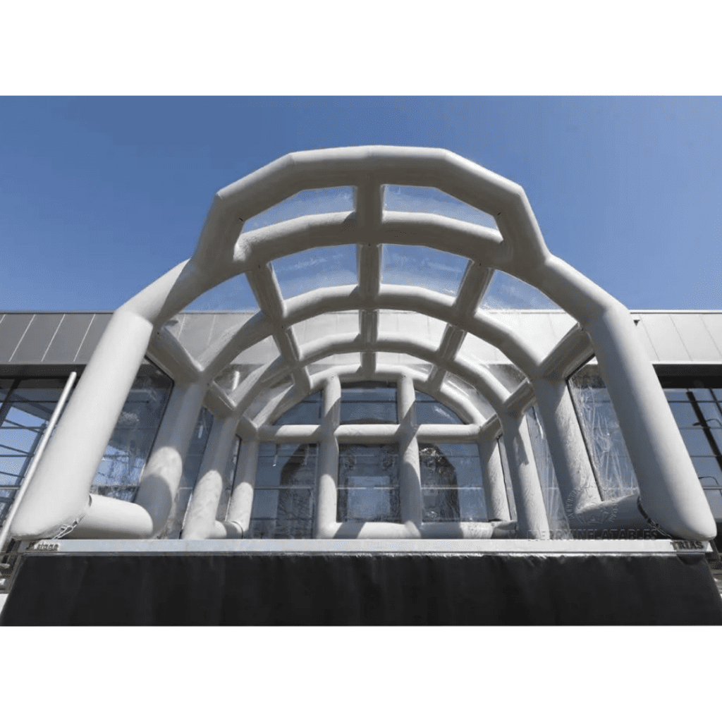 Obrovské veľké pódiové stany Reklama Vzduchotesný nafukovací kryt pódiového stanu na podujatia thumbnail 3