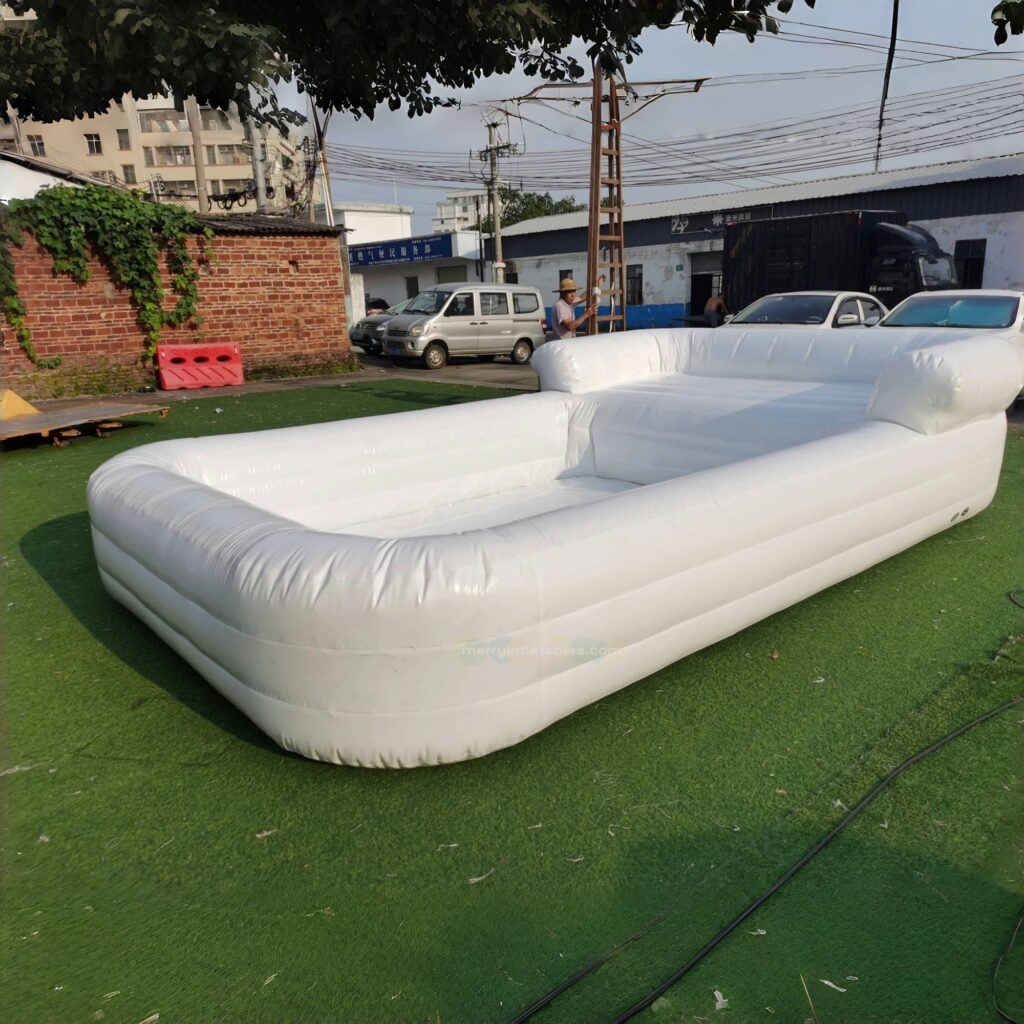 Nová továrenská nafukovacia pohovka s bazénom, oddychová pohovka, bazén, pláž, vzduchotesný vodný hrací bar, bazén s pohovkou thumbnail 5