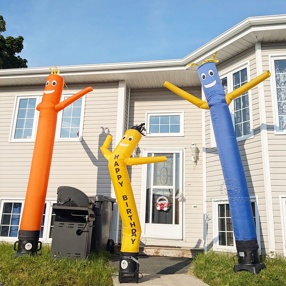 Prispôsobený nafukovací balón Sky Dancer, reklama na vonkajšie zbrane, mávajúci vzduchovým tanečníkom Sky Dancer pre podujatia