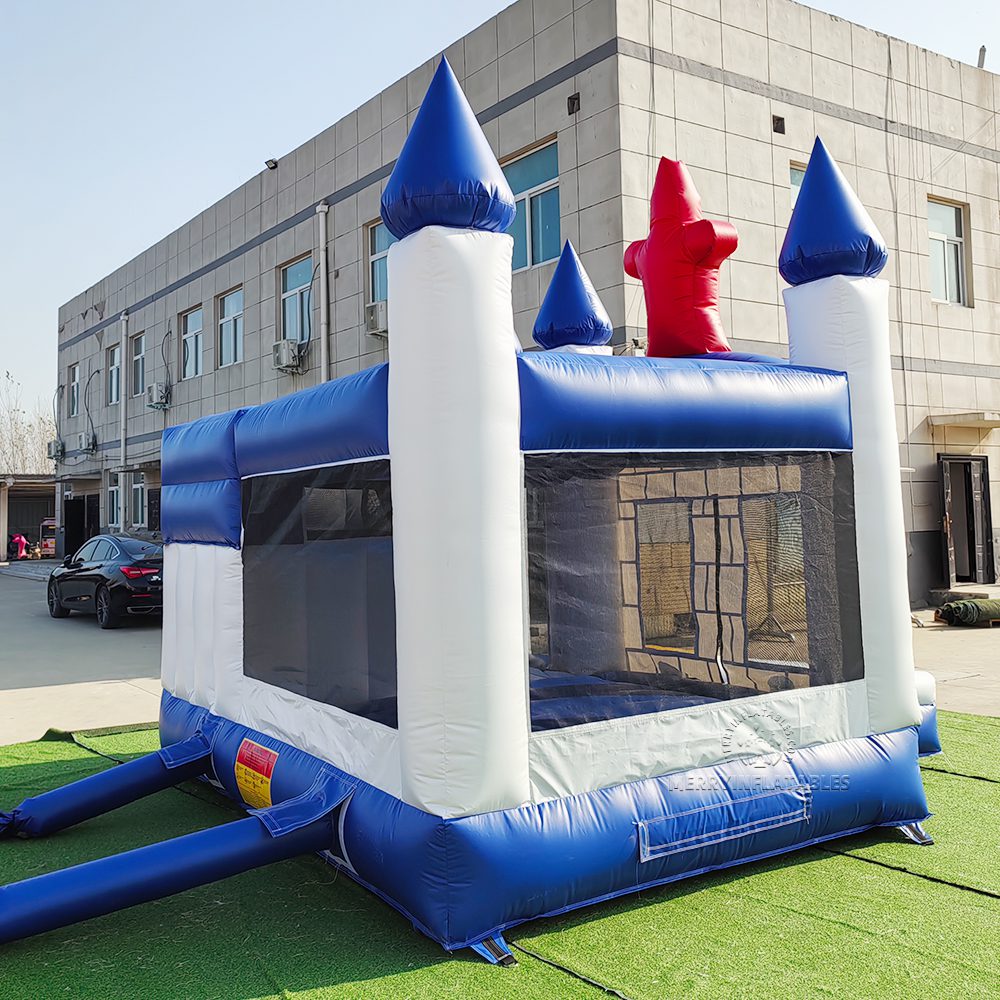 Nafukovací skákací hrad s tekvicou a strašidelným domom na Halloween thumbnail 5