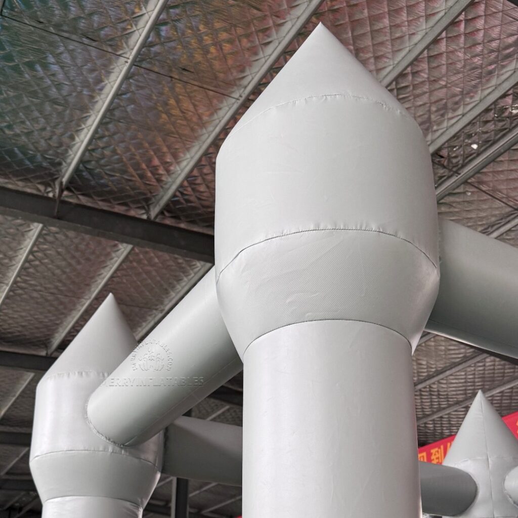 Sivý skákací domček, skákací hrad, nafukovací hrad pre deti, hrad Castillo Moonwalk thumbnail 9