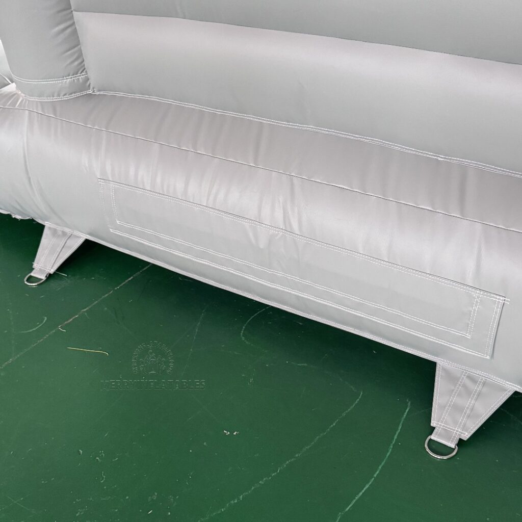 Sivý skákací domček, skákací hrad, nafukovací hrad pre deti, hrad Castillo Moonwalk thumbnail 7