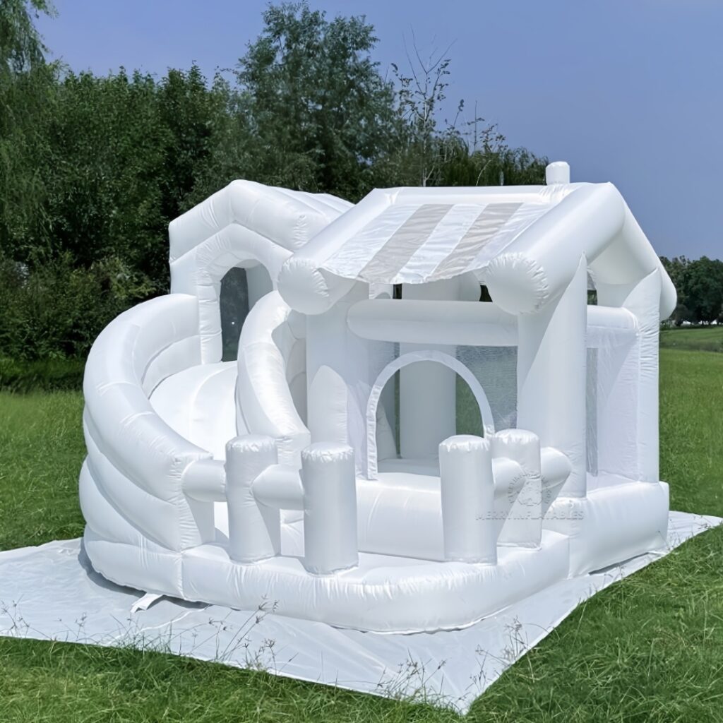 Mini Portable Shop Theme Inflatable Bounce House Playing Room Slide ...