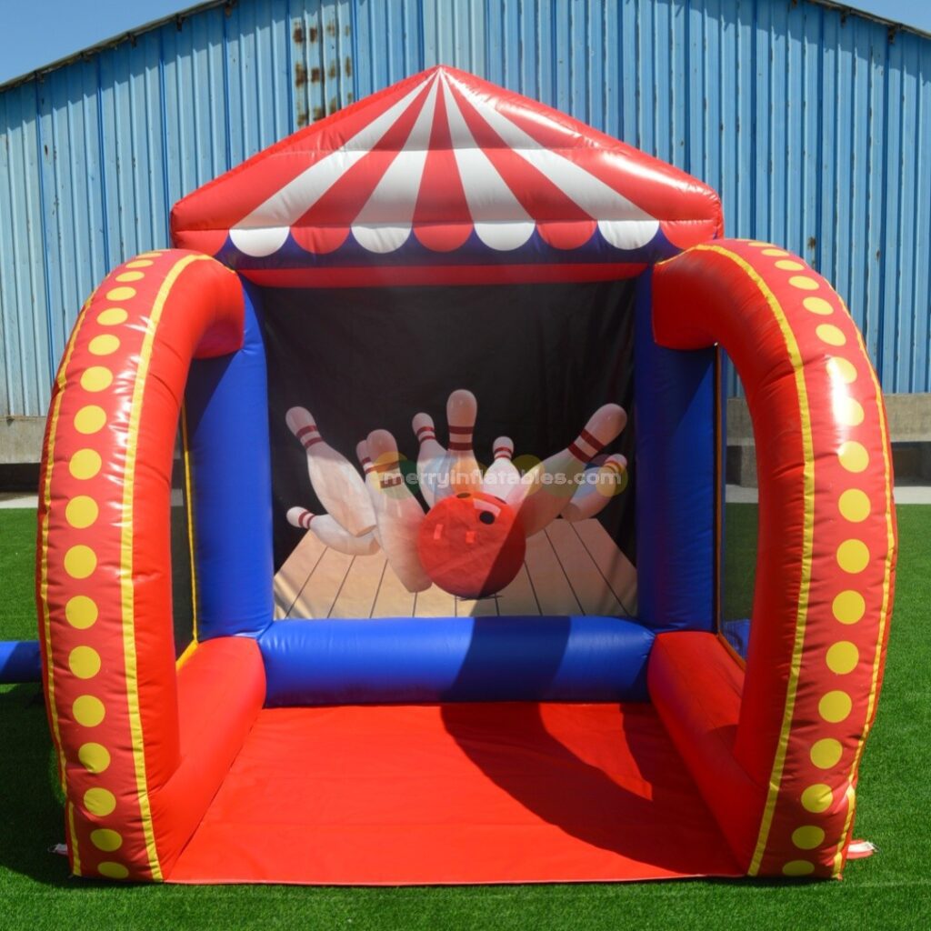 Inflatable Carnival Games 5 in 1 AXE Throw Toss Ring Soccer shooting ...