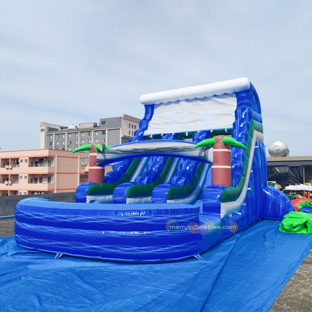 Tropical Giant Water Slide Summer Water Games Quality PVC Giant ...