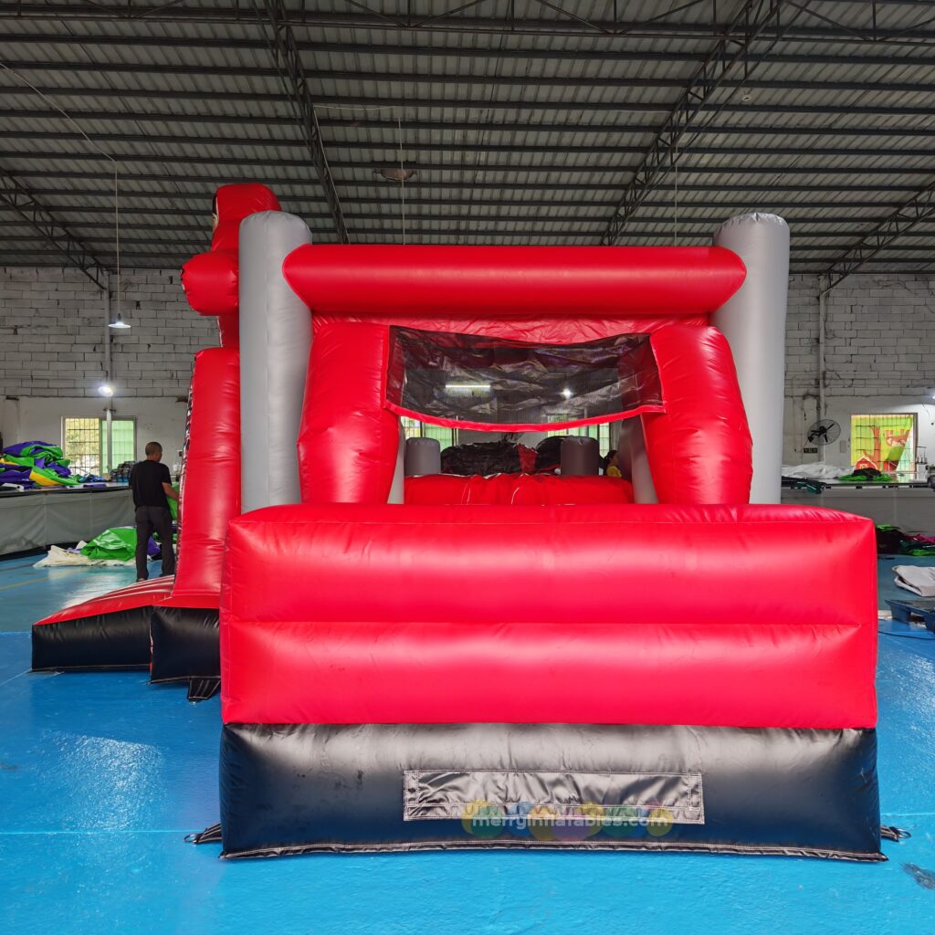 Iron Man Inflatable Bouncy House Jumping Castle Slide Combo Soft ...