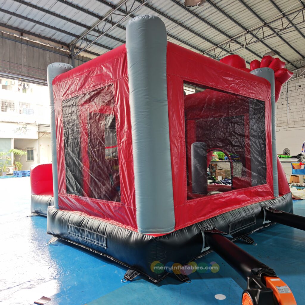 Iron Man Inflatable Bouncy House Jumping Castle Slide Combo Soft ...