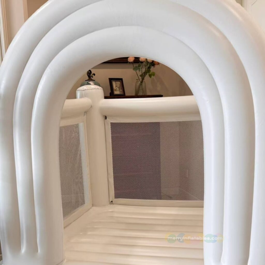 Mini Rainbow Akumulátorové Toddler Tumble tichý skákací hrad elektrické vzduchové odrážadlo thumbnail 3