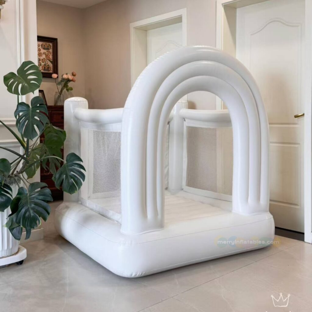 Mini Rainbow Akumulátorové Toddler Tumble tichý skákací hrad elektrické vzduchové odrážadlo thumbnail 2