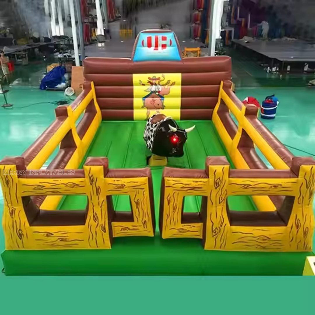 Inflatable Games Bull Mechanical Rodeo Bull Inflatable Bull Rider ...