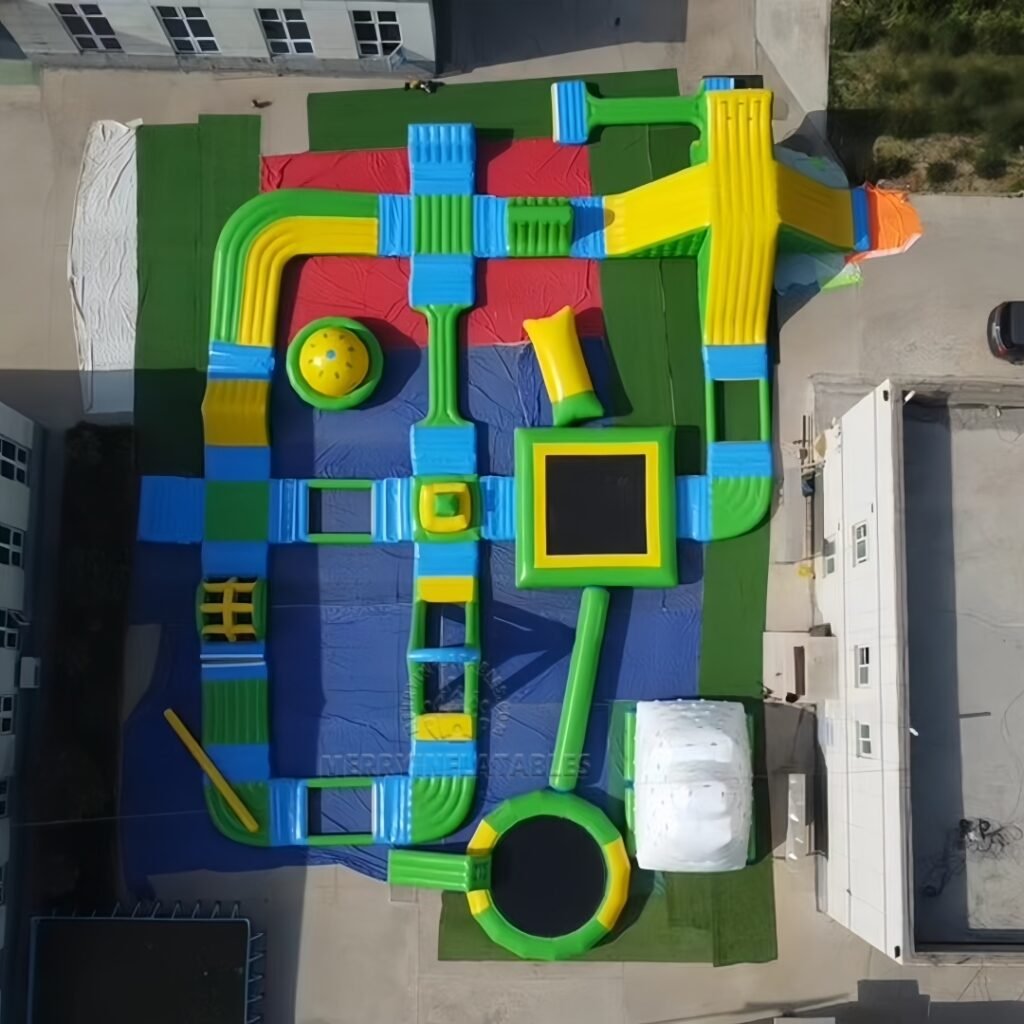 In Stock Beach Auqa Inflatable Floating Water Park 35x20m Obstacle ...