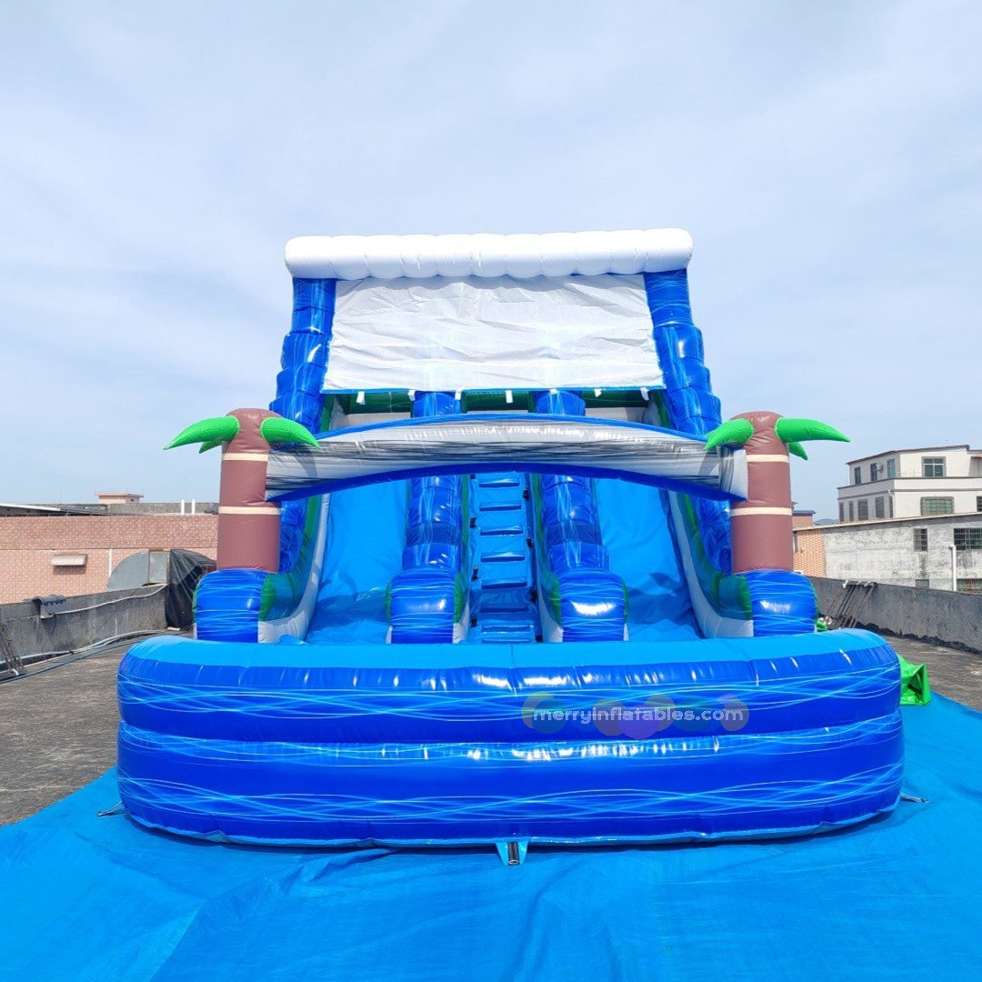 Tropical Giant Water Slide Summer Water Games Quality PVC Giant ...